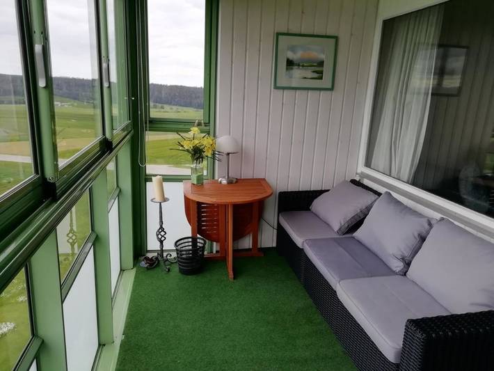 Ferienwohnung für 5 Personen, mit Balkon und Terrasse sowie Garten und Pool in Löffingen