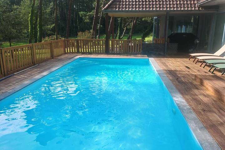 Location de vacances pour 8 personnes, avec Terrasse et Jardin dans Golf des Dunes