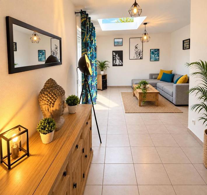 Appartement de vacances pour 8 personnes, avec Terrasse et Vue