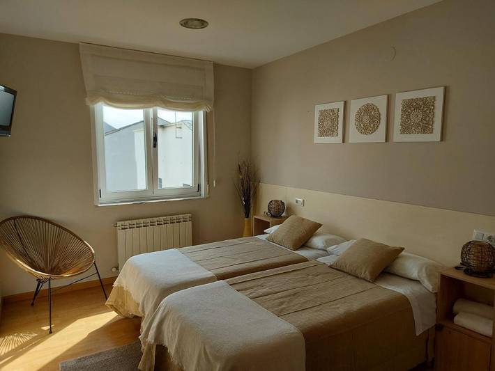 Maison d’hôte pour 2 personnes, avec Terrasse ainsi que Jardin et Vue à Portomarín - 3