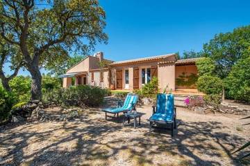 Chambre d’hôte pour 6 personnes, avec jardin à Grimaud