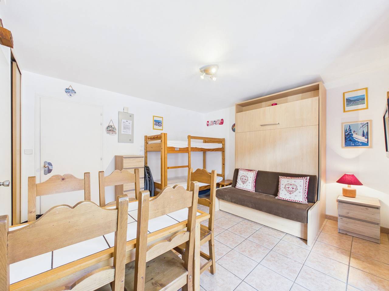 Studio entier, Studio central, animaux acceptés - 4 pers. in Les Gets, Les Portes du Soleil