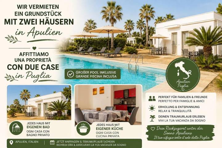 Appartamento per 8 persone, con Terrazza e Giardino nonché Piscina a Sogliano Cavour