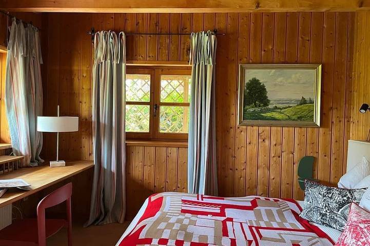 Ferienwohnung für 6 Personen, mit Sauna und Garten in Murnau am Staffelsee