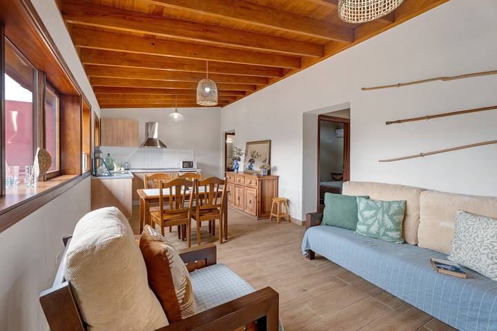 Apartamento de vacaciones para 4 personas, con balcón y jardín en La Gomera - 3