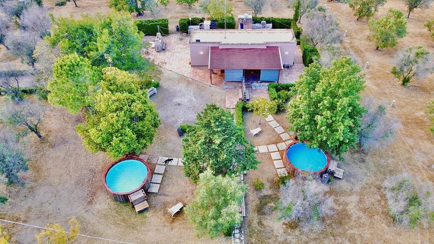 Agriturismo per 4 persone, con Giardino e Piscina per bambini nonché Piscina e Panorama a Melendugno