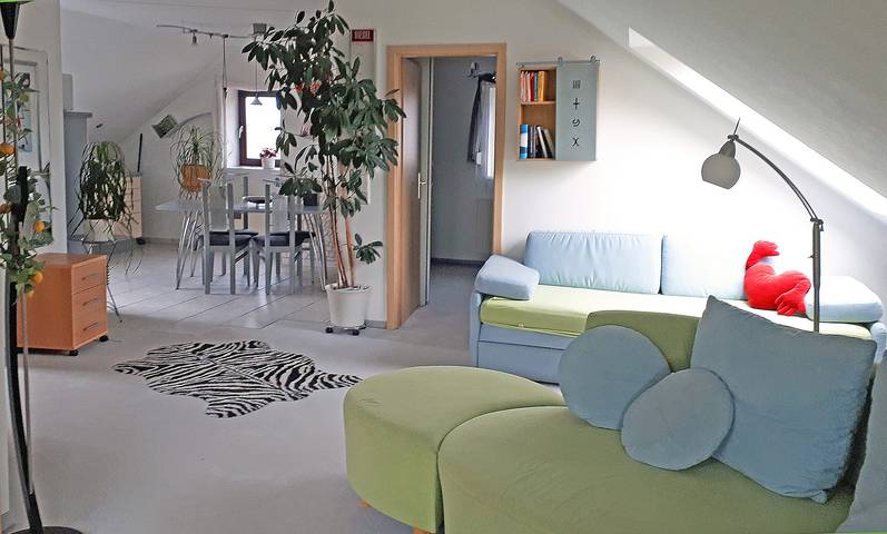 Ferienwohnung für 3 Personen, mit Balkon in Dinkelsbühl