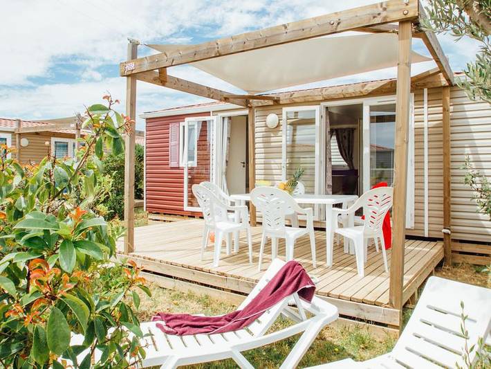 Camping pour 5 personnes, avec bassin pour enfant à Sérignan - 2