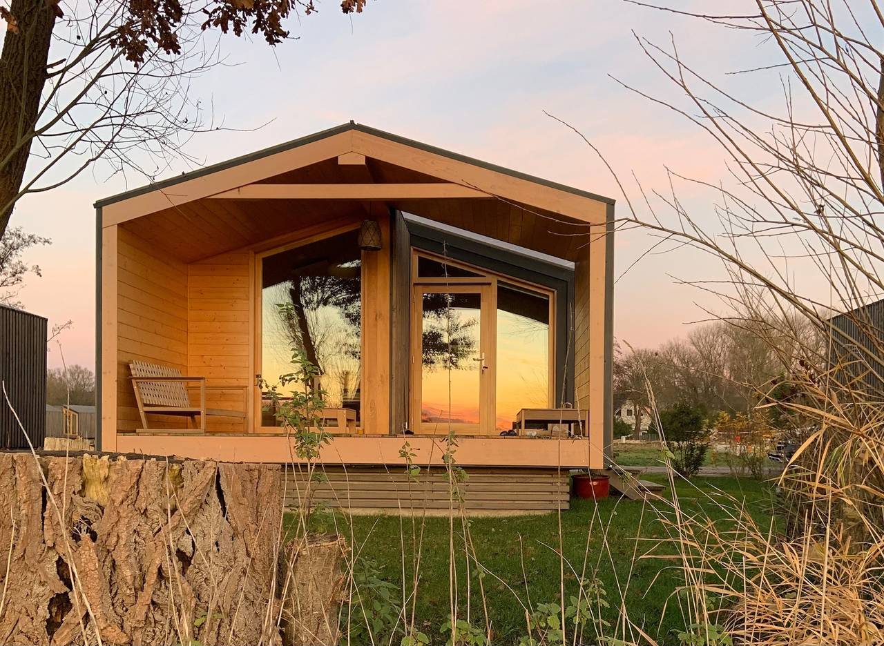 Tiny House mit Blick ins Grüne in Bleckede, Mecklenburgisches Elbetal
