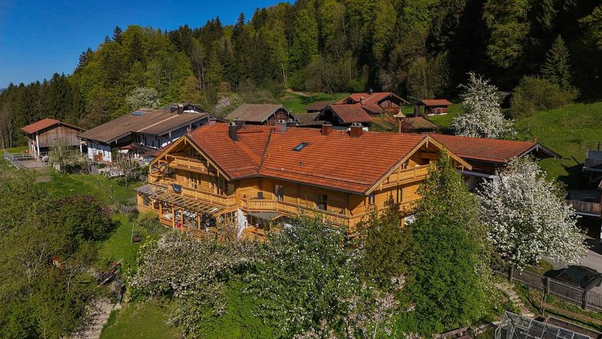 Pension für 4 Personen, mit Balkon und Terrasse sowie Garten am Chiemsee - 3