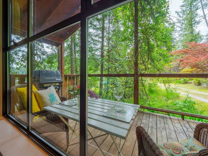 Blockhütte für 2 Personen, mit Balkon und Garten, mit Haustier - 1