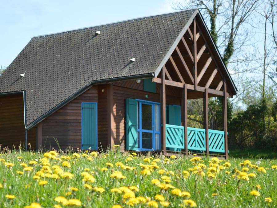 Camping Val Saint Jean - Chalet 4 personnes - Chalet **** 35m² Plein-pied in Région de Mauriac