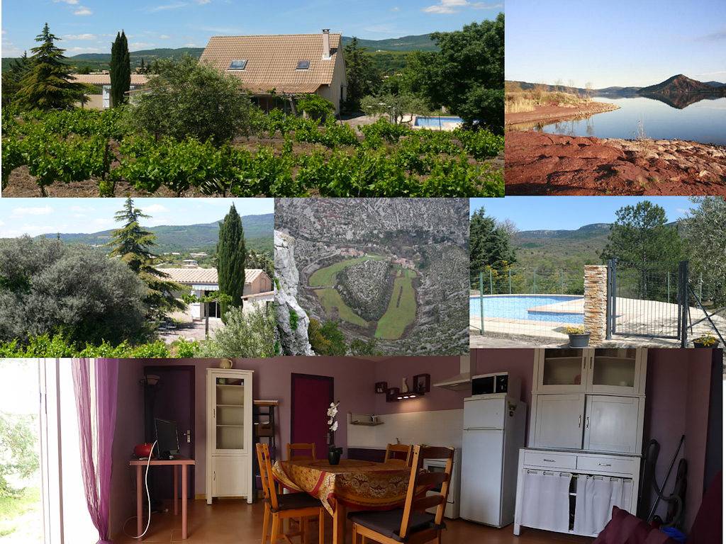 Gite vigneron "Salagou" dans petit coin de paradis in Saint-Jean-de-la-Blaquière, Région de Lodève