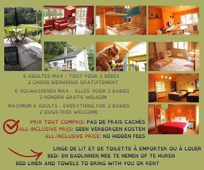 Location de vacances pour 9 personnes, avec Terrasse ainsi que Jardin et Vue dans Harre - 3