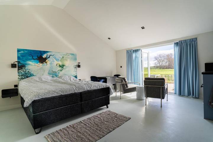 Vakantiehuis voor 2 personen, with Terras and Tuin as well as Sauna and Uitzicht in Beemster