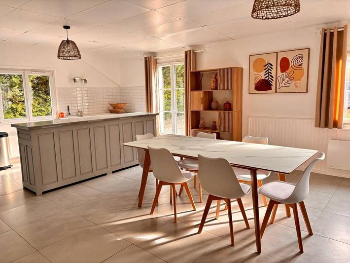 Gîte pour 8 personnes, avec jardin et vue à Baroville