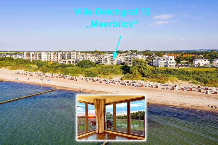 Ferienwohnung für 3 Personen, mit Balkon und Seeblick in Börgerende-Rethwisch - 2