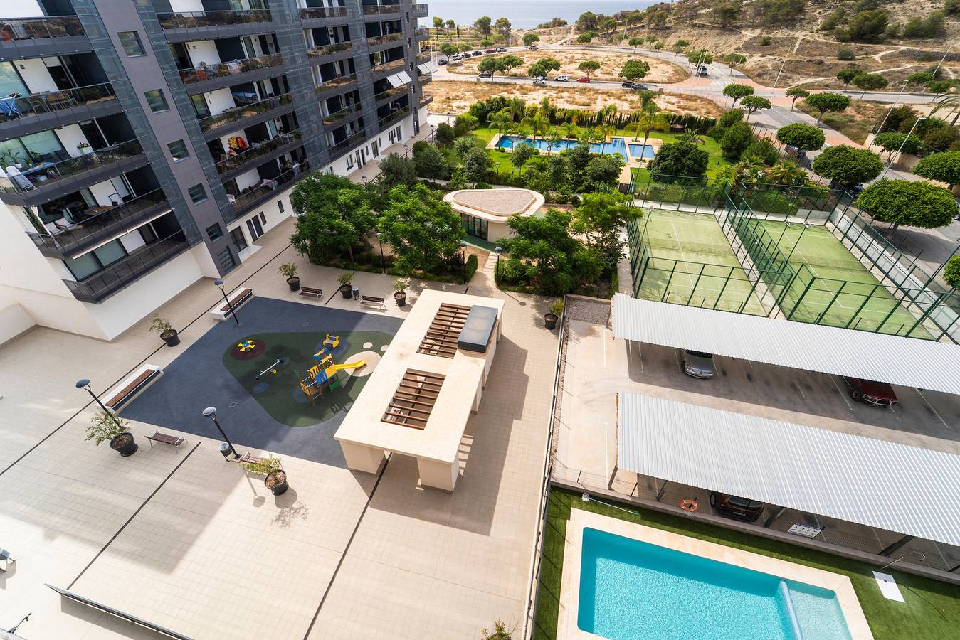 Penthouse voor 4 personen met zwembad in Villajoyosa, Costa Blanca