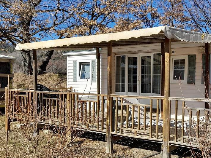 Camping Tikayan La Célestine - Mobilheim 6 personen - Arizona Eco. in Alpes-de-Haute-Provence