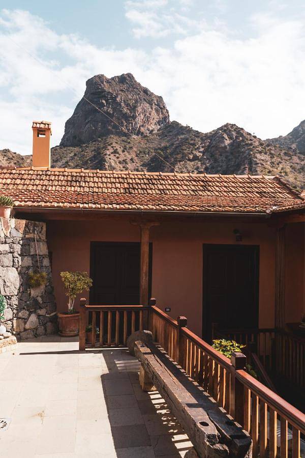 Casa rural para 4 personas, con vistas y jardín en Vallehermoso