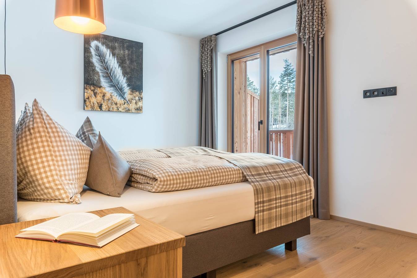 Ganze Wohnung, Ferienwohnung "Schartneralm Lärche" mit Wald- und Weideblick, Terrasse & Wi-Fi in Klobenstein, Ritten
