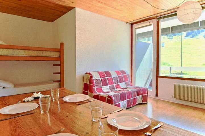 Appartement entier, Studio pour 4 pers. avec balcon et animaux admis in Chamrousse, Parc national des Écrins