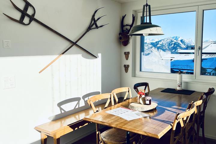 Ganze Ferienwohnung, Panorama View (CharmingStay) - 3.5-Zimmerwohnung in Flumserberg, Flums