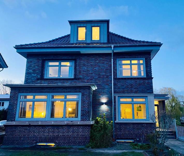 Ferienwohnung für 6 Personen, mit Balkon und Terrasse sowie Garten und Ausblick