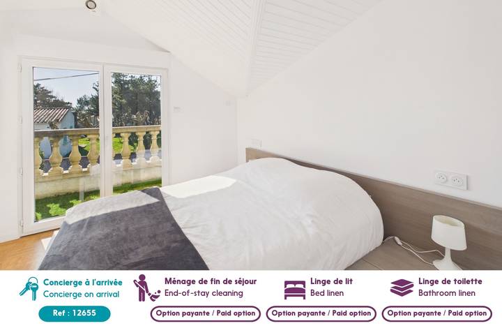 Plage à 500 m, maison pour 4 avec jardin in Bretignolles-sur-Mer, Valle del Loira