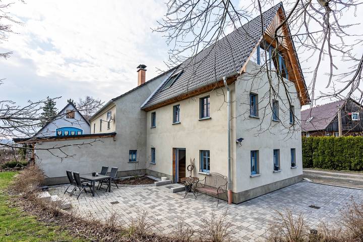 Ferienwohnung für 6 Personen, mit Garten