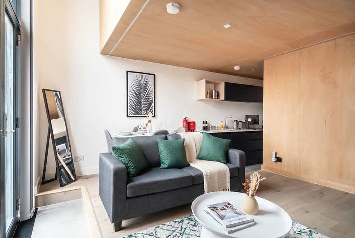 Ganze Wohnung, Stunning 2 Bedroom Manchester Apartment w Balcony in Manchester, Greater Manchester