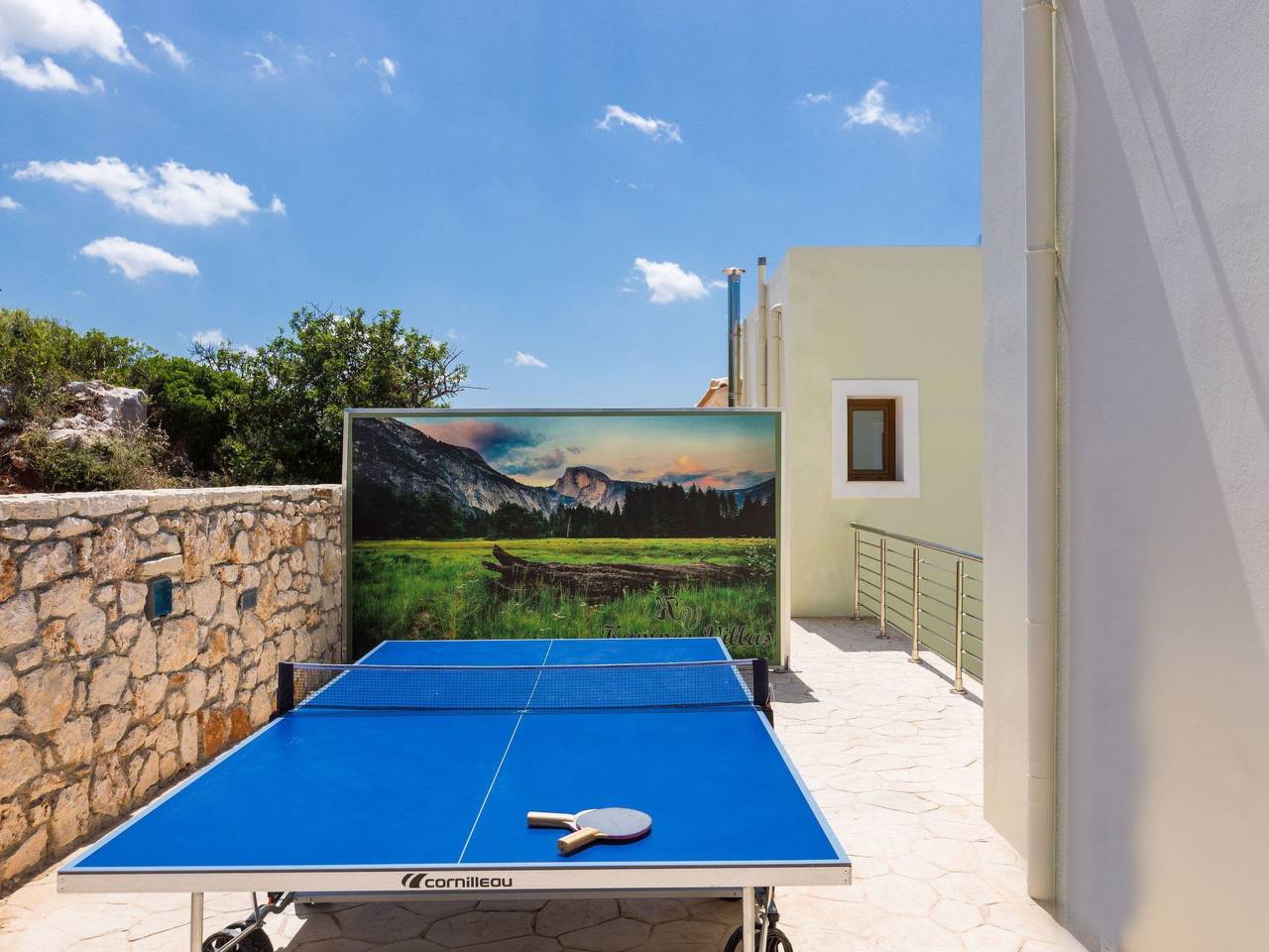 Villa "Kampos" mit eigenem Pool in Rethymno und Umgebung