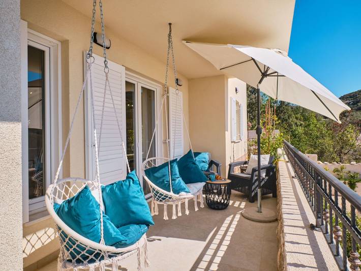 Ferienhaus für 6 Personen, mit Pool und Garten