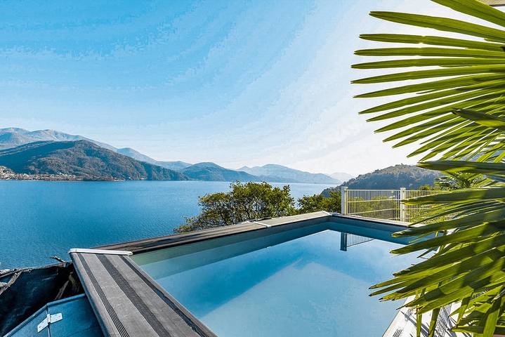 Casa vacanza per 7 persone con panorama in Carmine Inferiore, Comune di Cannobio