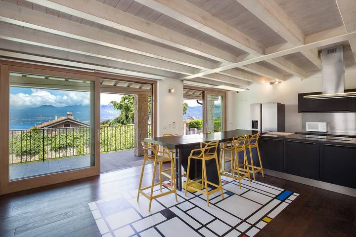 Ca' Bosca: Exclusive Lakeview Villa with Private Pool and Rooftop in Albisano in Torri del Benaco, Garda Mountains