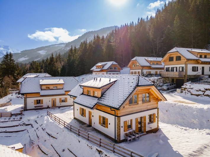 Chalet für 10 Personen, mit Sauna und Terrasse sowie Garten