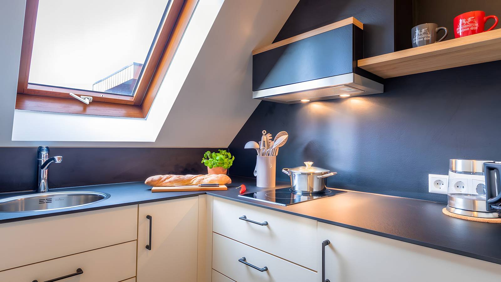 Ganze Wohnung, Apartment im Gästehaus Gehri mit Blick über Landschaft, ruhig, zentral und mit Wohlfühlcharakter in Waldkirch, Südschwarzwald