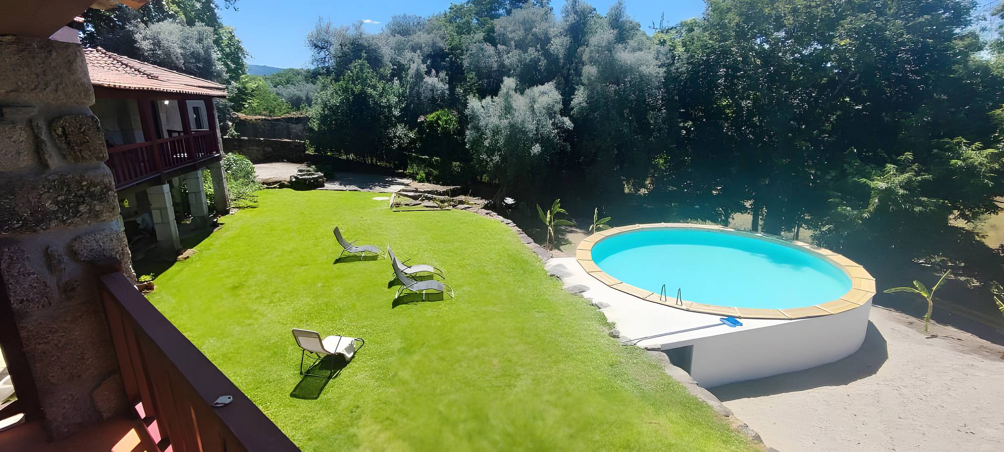 Ferienhaus 'Casa Nova Das Oliveiras' mit Bergblick, Wlan und Klimaanlage in Verim, Friande e Ajude, Braga Distrikt