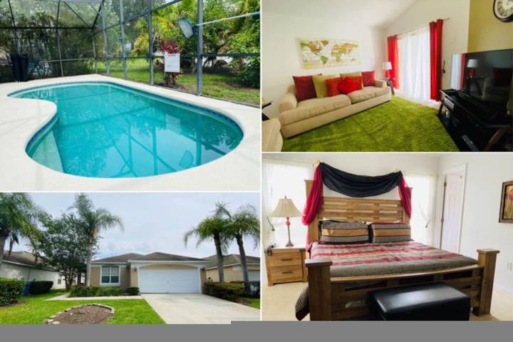 Vacation rental for 8 people, with pool and balcony in Haines City