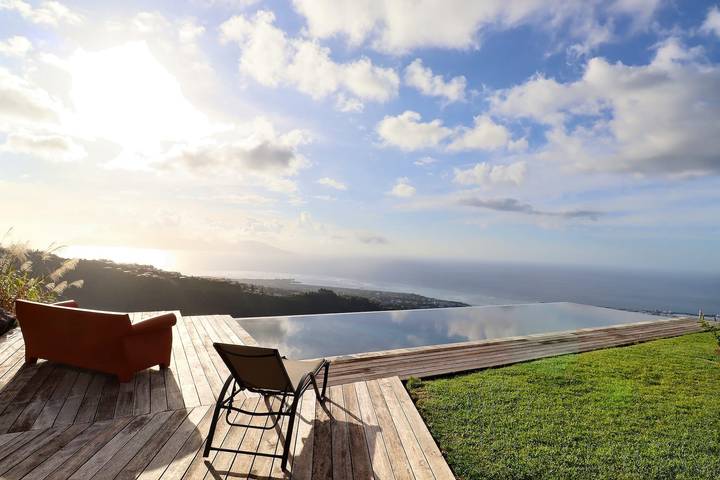 Studio dla 2 osób, z ogród i basen w Oceania