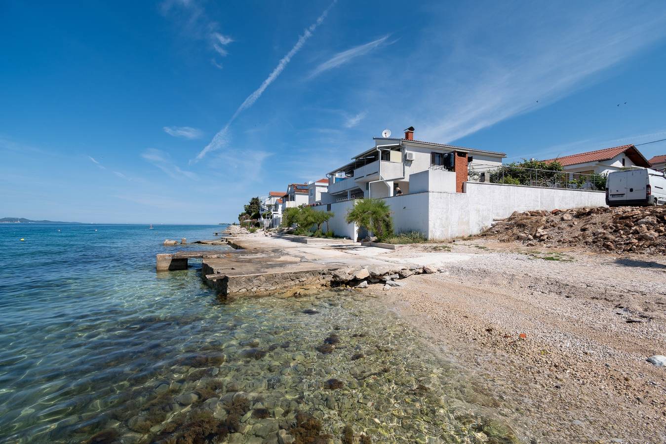 Ganze Wohnung, 1-Zimmer-Ferienwohnung am Strand Bibinje, Zadar A-22508-d in Bibinje, Zadar