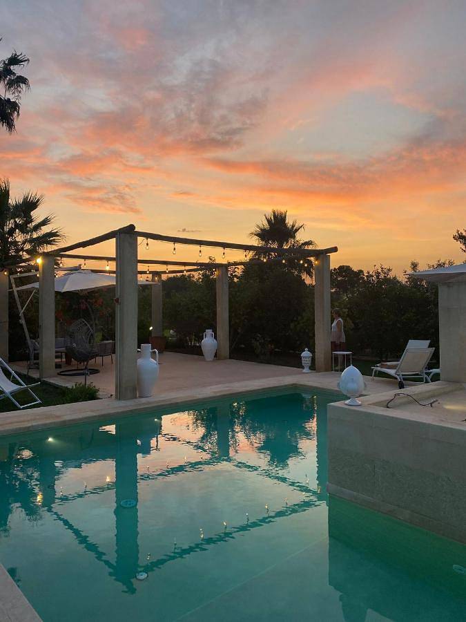 Ferienhaus für 3 Personen, mit Pool und Garten sowie Ausblick - 1