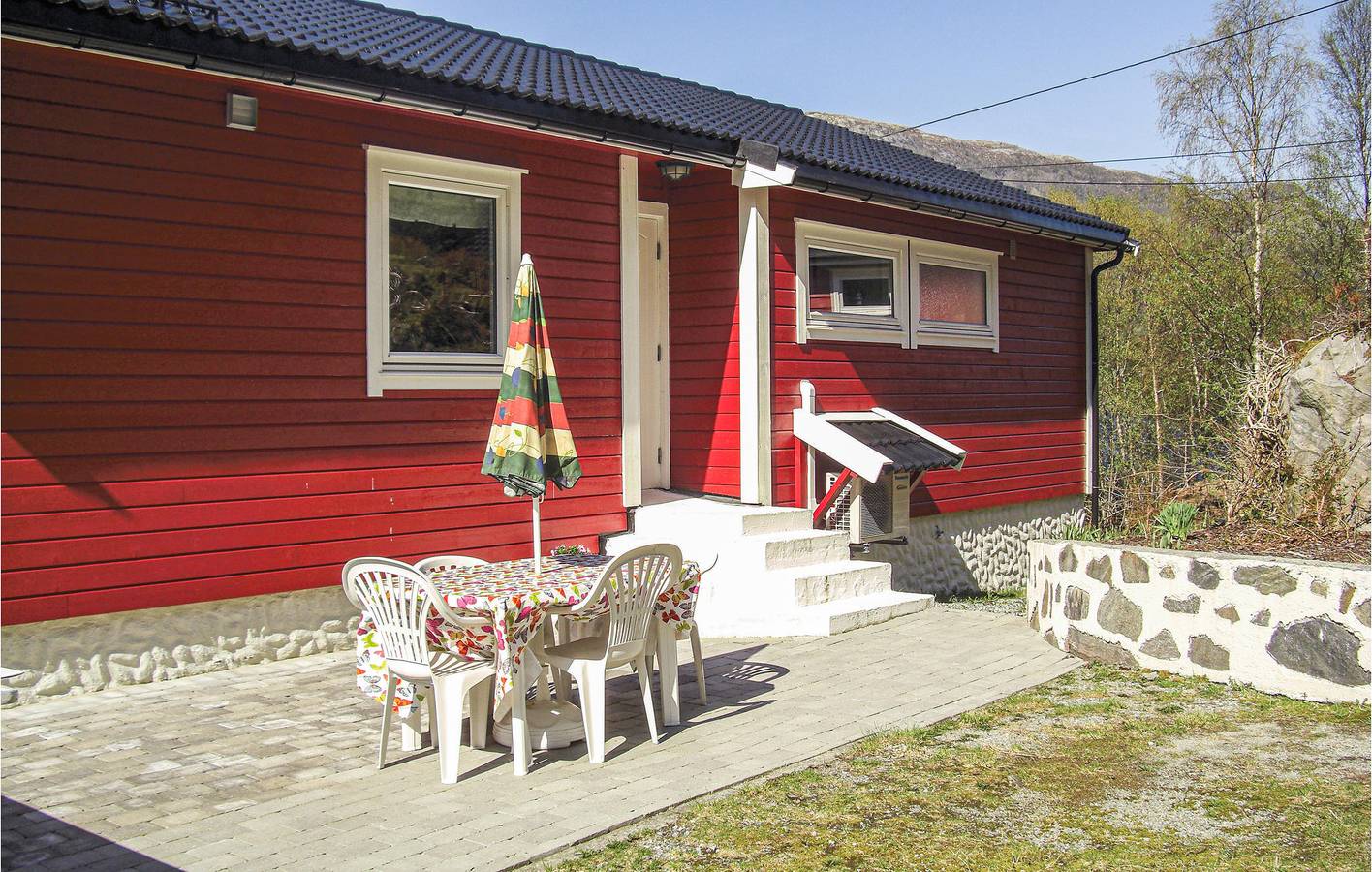Ferienhaus für 6 Personen mit Terrasse in Sognefjord