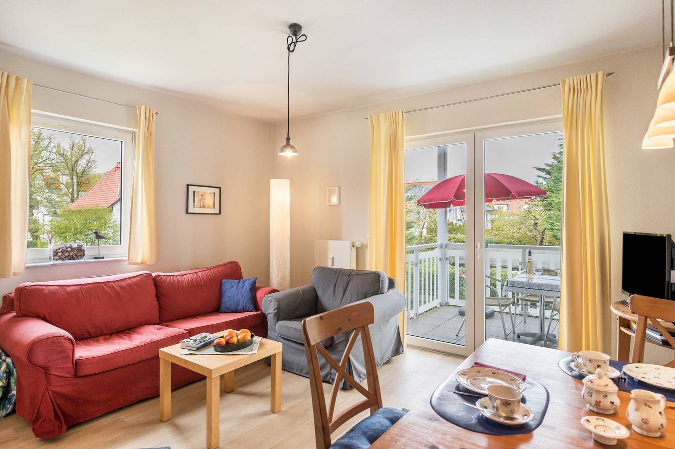 Apartamento entero, Apartamento 'Ferienwohnung Strandnähe' con balcón y Wi-Fi in Nienhagen, Rostock y sus alrededores