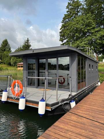Boot für 6 Personen, mit Terrasse und Ausblick, mit Haustier in Polen