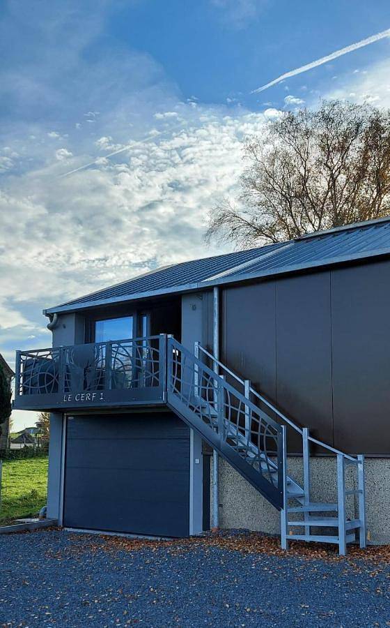 Maison de campagne pour 2 personnes, avec Balcon ainsi que Terrasse et Vue à Bertogne