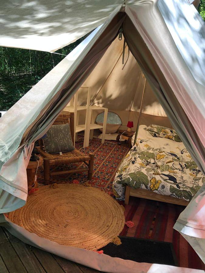Tente aménagée pour 1 ou 2 personnes in Rennes-les-Bains, Parc naturel régional Corbières-Fenouillèdes