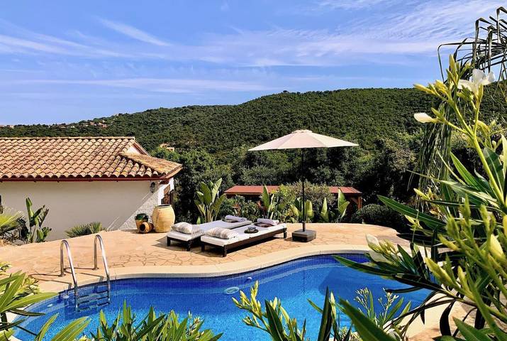 BnB für 2 Personen, mit Terrasse und Garten sowie Pool und Ausblick an der Costa Brava