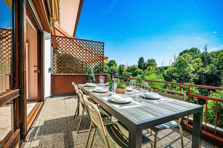 Ferienwohnung für 5 Personen, mit Ausblick und Balkon sowie Pool in Lago Maggiore (Piemont) - 4