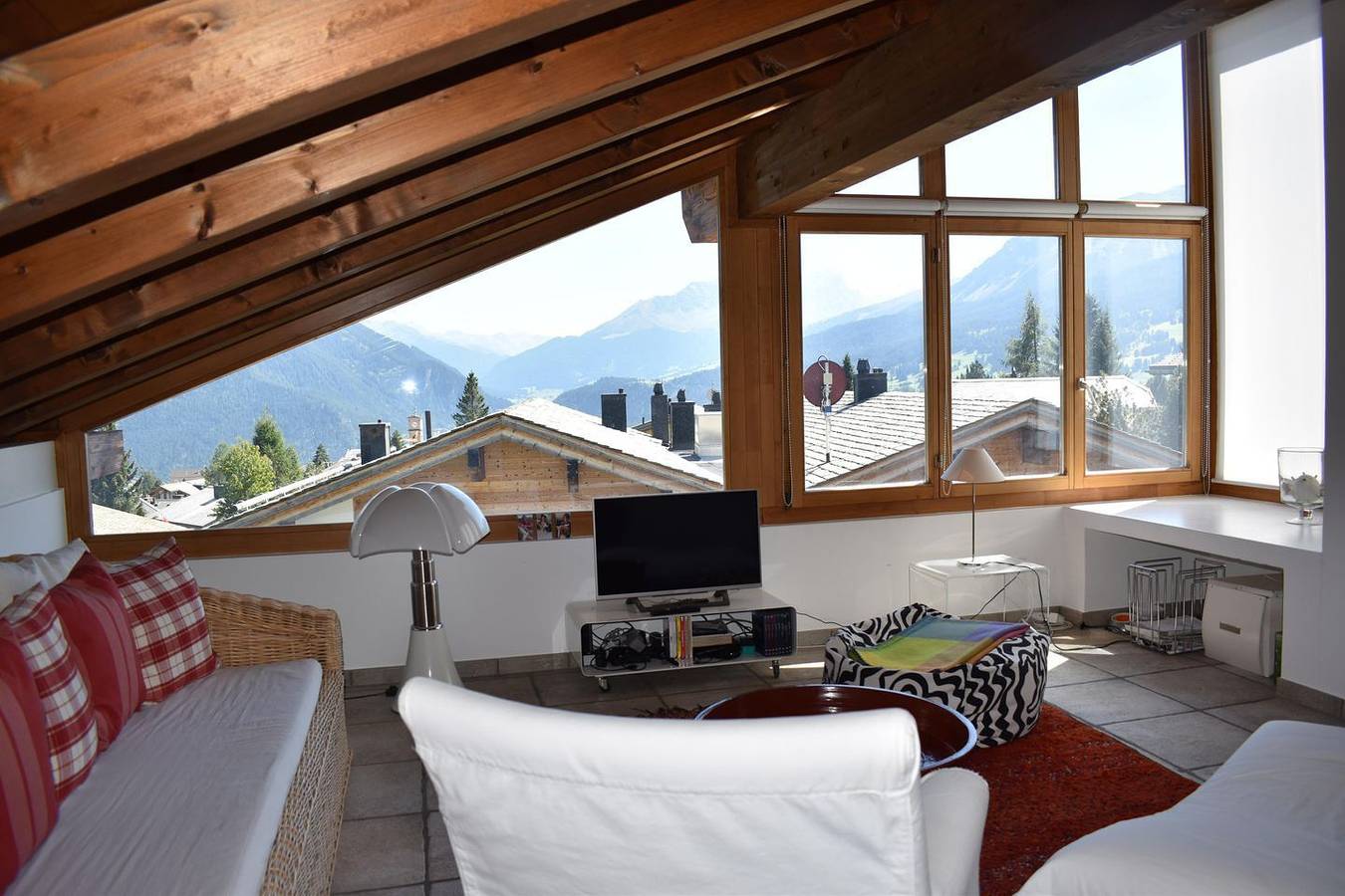 Geheel appartement, 4.5-Zimmer-Maisonette-Ferienwohnung Beal Lia Haus C, Wohnung 8, Lantsch/Lenz in Lantsch/Lenz, Plessur Alpen